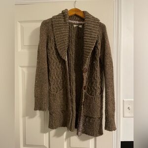 Anthropologie acrylic wool cardigan